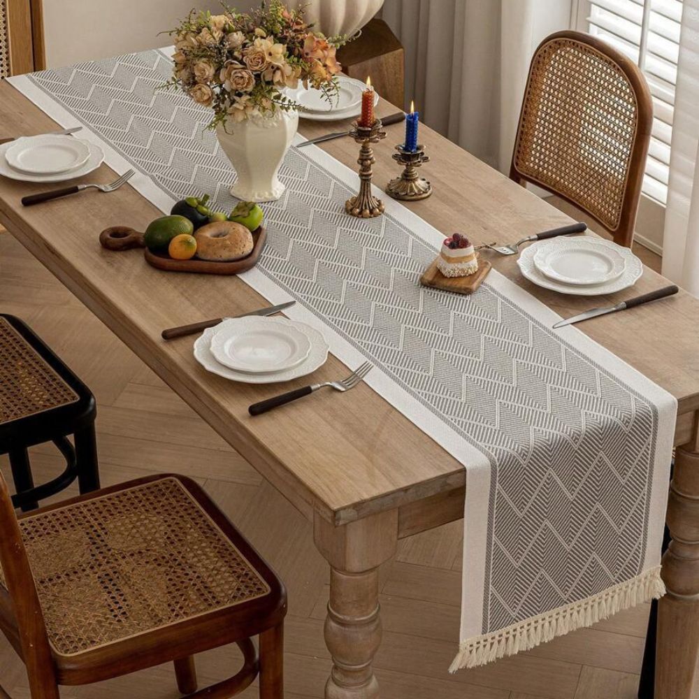 Diamond Weave Table Runner