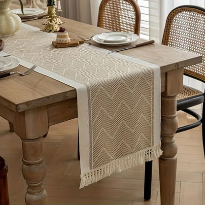 Diamond Weave Table Runner